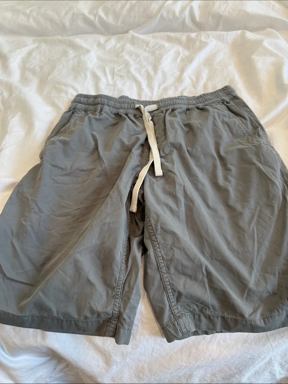 J. Crew Men's Gray Drawcord Athletic Shorts